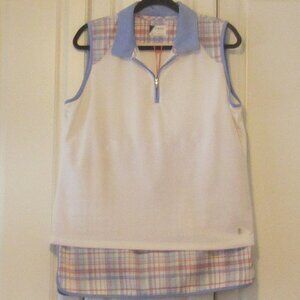 Izod Womans Skort Tennis Set Size XL Top and L Skort Golf Set           K656